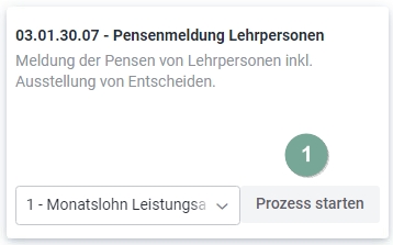 Start Pensenmeldung Lehrpersonen